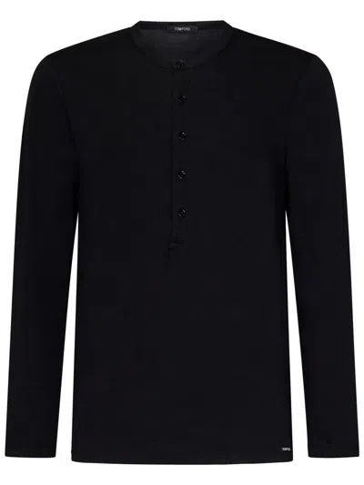 TOM FORD TOM FORD LOGO COTTON UNDERSHIRT