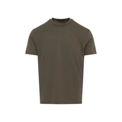 Tom Ford Stretch Cotton T-shirt In Black