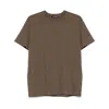 Tom Ford Regular Fit T-shirt In Lyocell And Cotton In Multicolor