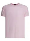 Tom Ford Crew Neck Short Sleeves Soft Fabric In Pink
