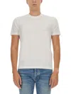 Tom Ford Placed Rib Slim-fit Lyocell And Cotton-blend T-shirt