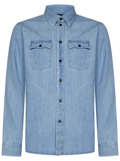 Tom Ford Washed Denim Outershirt In Blue