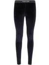 Tom Ford Tailored Blue Trousers With Classic Waistband In Black