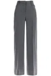 Tom Ford High-rise Wool Twill Bootcut Pants In Gray