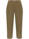 Tom Ford Tailored Green Trousers In Brown