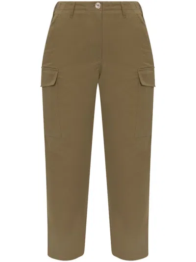 Tom Ford Tailored Green Trousers In Brown