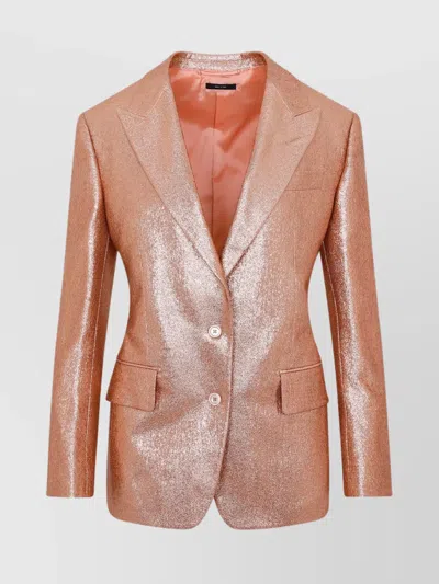 TOM FORD METALLIC TAILORED BLAZER