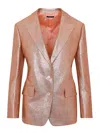 Tom Ford Powder Pink Tailored Jacket In Multi
