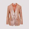 Tom Ford Tailored Jacket In Pink & Purple For Women In Powder Pink