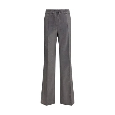 Tom Ford Tailored Cashemre Wide Leg Pants In Gray