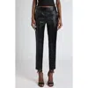 Tom Ford Tailored Liquid Satin Skinny Ankle Pants In Black