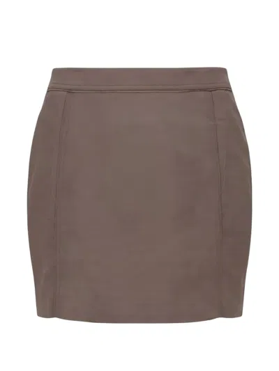 Tom Ford Tailored Mini Skirt In Brown