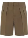 Tom Ford Tailored Shorts With Back Slit Pockets In Brown