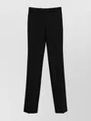 Tom Ford Sharp Herringbone Tailored Straight Leg Trousers Clothing In Black