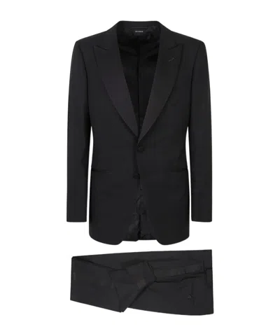 Tom Ford Tailored Suit In Black