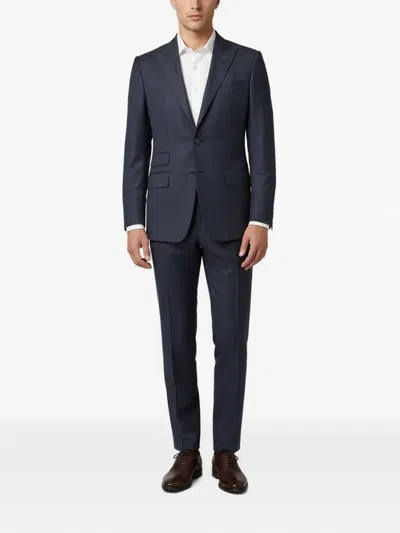 Pre-owned Tom Ford Tailored Suit In Blue