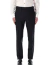 Tom Ford Tailored Trousers Featuring Front Crease In Black