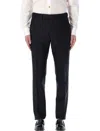 Tom Ford Tailored Trousers Featuring Front Crease In Black