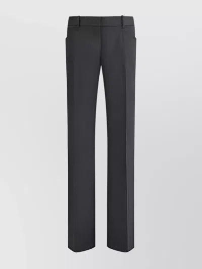 Tom Ford Tailored Trousers With Belt Loops And Pockets In Black