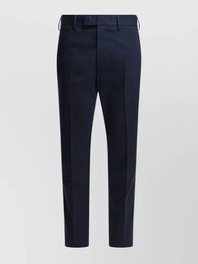 Tom Ford Tailored Trousers With Pockets And Loops In Blue