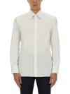 Tom Ford Slim Fit Poplin Shirt In White