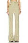 Tom Ford Tailored Wide Leg Pant In Green