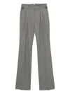 Tom Ford Tailored Wool Trousers In Gray