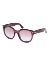 Tom Ford Tamara-02 Ft1114 80z Sunglasses In Lilac