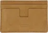 Tom Ford Tan Nubuck Classic Card Holder In Caramel