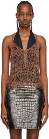 Tom Ford Tan Scoop Neck Tank Top In Kb383 Tan