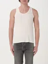 TOM FORD TANK TOP TOM FORD MEN COLOR IVORY,F42946044