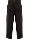 TAPERED CROPPED TROUSERS