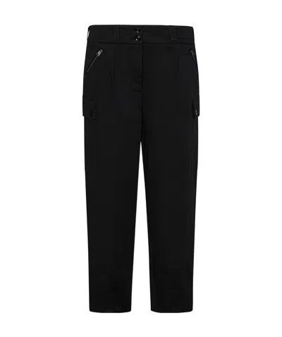 Tom Ford Tapered Cropped Trousers In Black