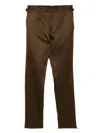 Tom Ford Tapered-leg Trousers In Brown