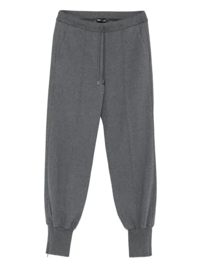 TOM FORD TOM FORD TAPERED LEG TROUSERS WITH ADJUSTABLE DRAWSTRING AND ELASTICIZED CUFFS