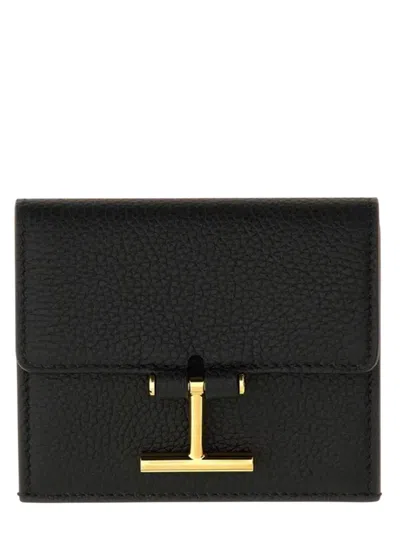 Tom Ford Tara Card Holder In Black