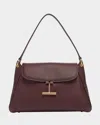 Tom Ford Tara Flap Shoulder Bag In Grain Leather