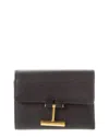 TOM FORD TOM FORD TARA LEATHER FRENCH WALLET