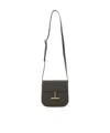 Tom Ford Mini Tara Grained Leather Crossbody Bag In Brown