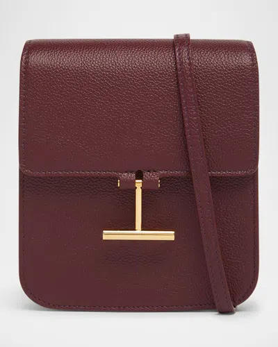 Tom Ford Tara Mini Crossbody Bag In Grain Leather