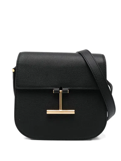 Tom Ford Tara Mini Leather Crossbody Bag In Black