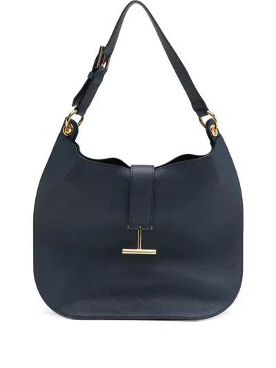 Tom Ford Tara Shoulder Bag In Blue