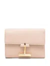 Tom Ford Wallets Compact Wallet In Neutrals