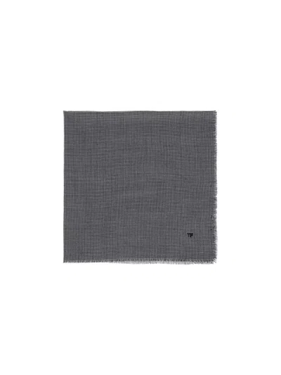 TOM FORD TOM FORD HOUNDSTOOTH PATTERN SCARF