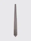 Tom Ford Silk Tie Slim Design Geometric Pattern In Gray