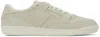 Tom Ford Taupe Suede Jake Sneakers In Marble + Ivory