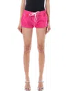 Tom Ford Technical Crickle Nylon Running Shorts In Carmine Rose