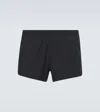 Tom Ford Technical Swim Trunks In Black