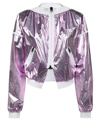 Tom Ford Techno Fabric Jacket In Purple
