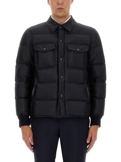 Tom Ford Techno Satin" Padded Jacket In Black